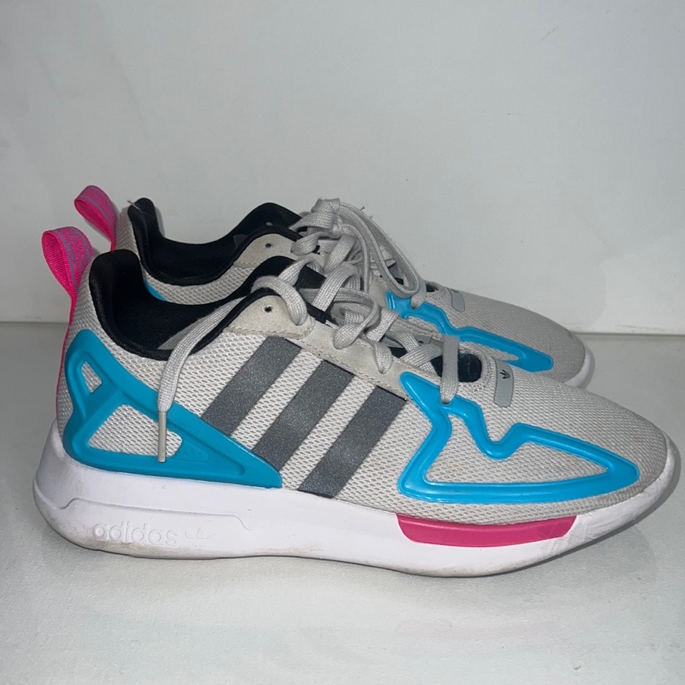 Adidas ZX 2K Flux J 'Grey Signal Cyan'